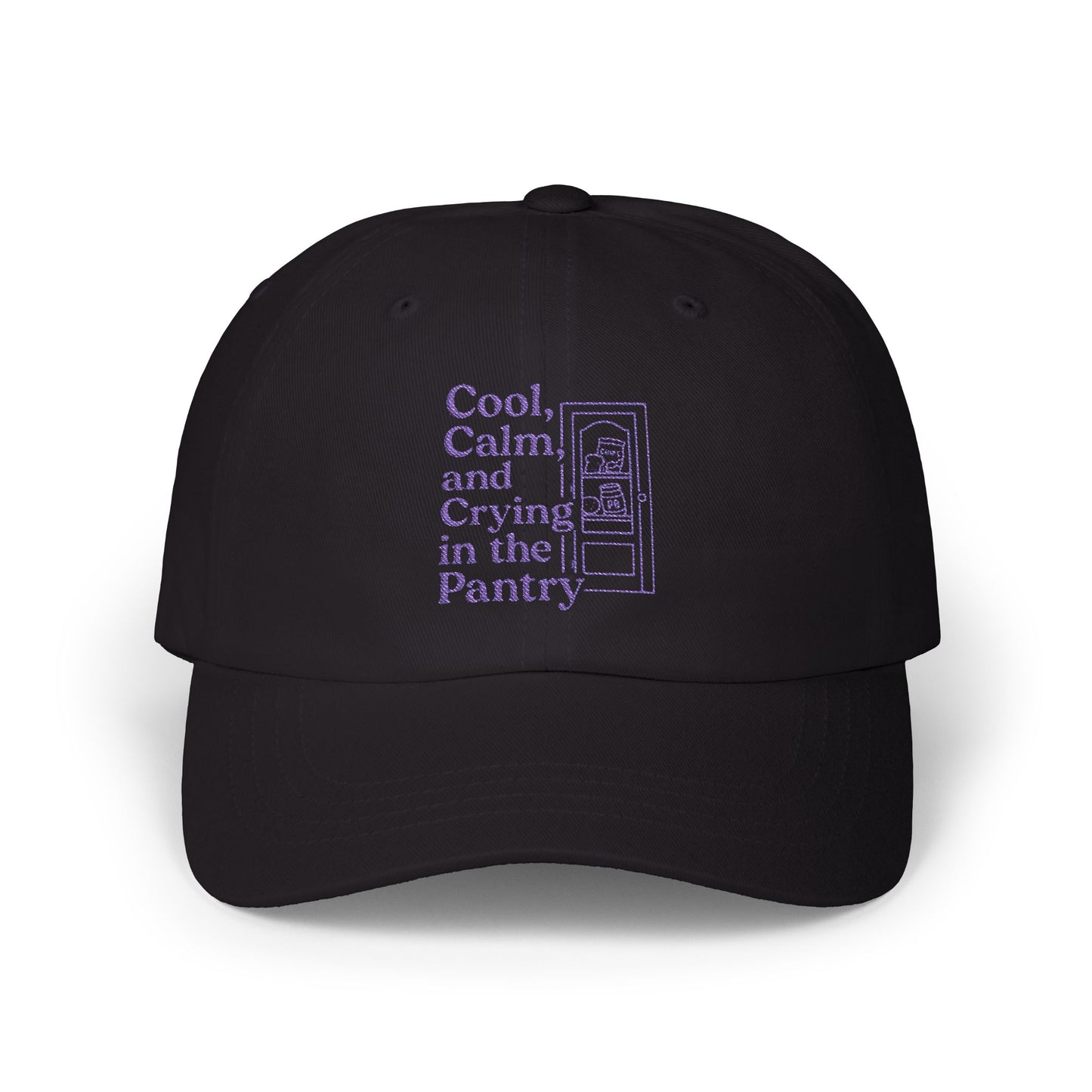 Cool, Calm, and Crying in the Pantry | Embroidered Hat