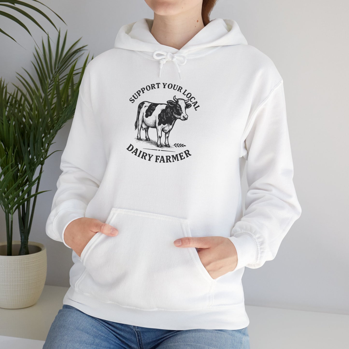 Local Dairy Farmer | Unisex Heavy Blend™ Hooded Sweatshirt