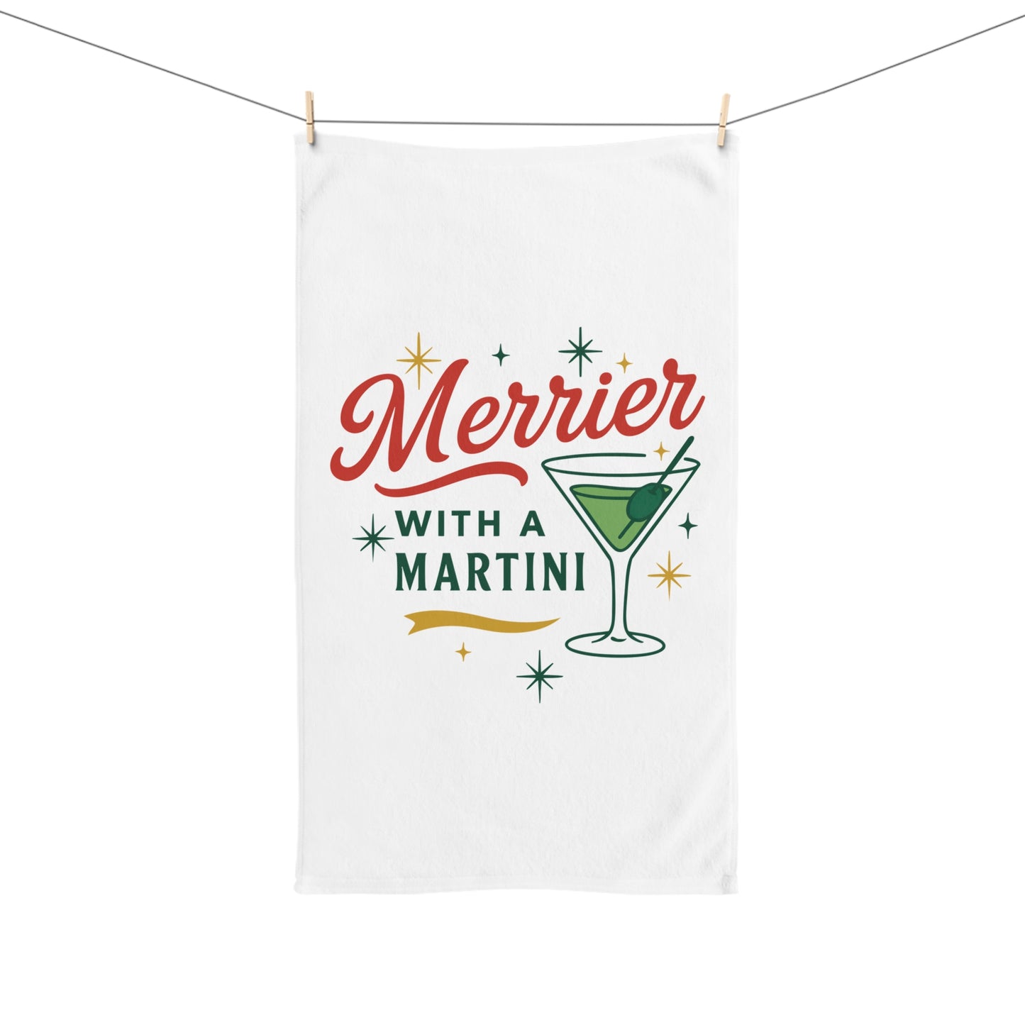 Merrier Martini | Hand Towel