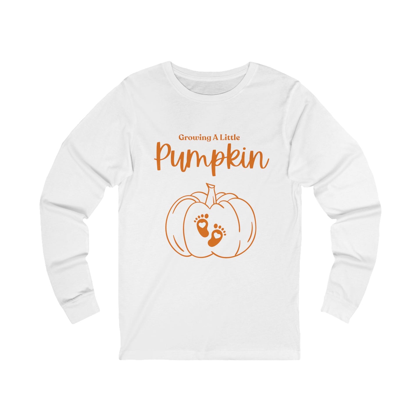 Growing Little Pumpkin | Bella & Canvas Long Sleeve Shirt