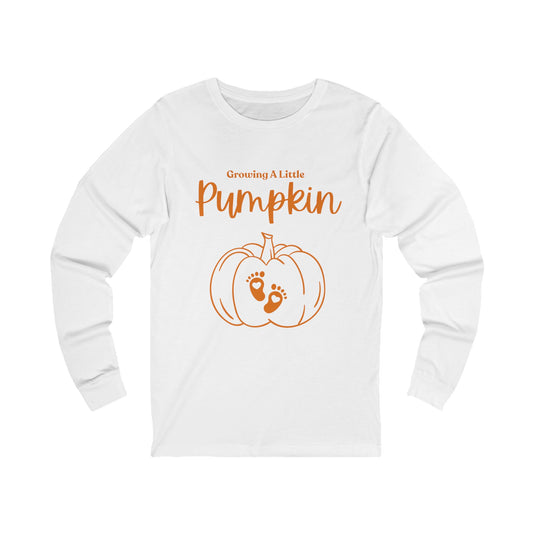 Growing Little Pumpkin | Bella & Canvas Long Sleeve Shirt