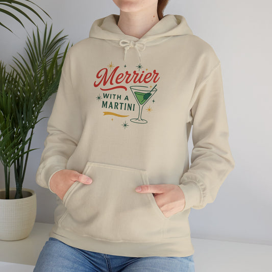 Merrier Martini | Unisex Heavy Blend™ Hooded Sweatshirt
