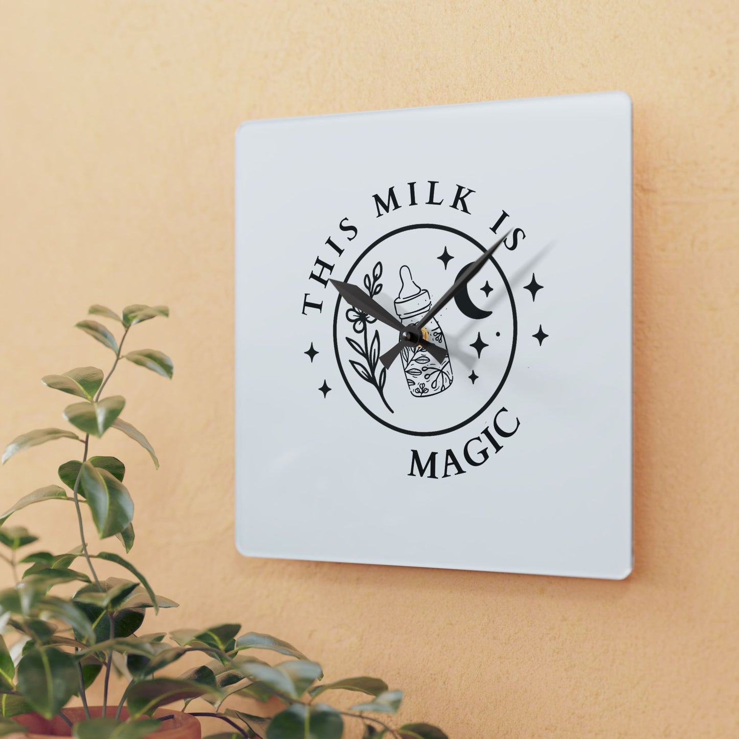 Magic Milk | Acrylic Wall Clock