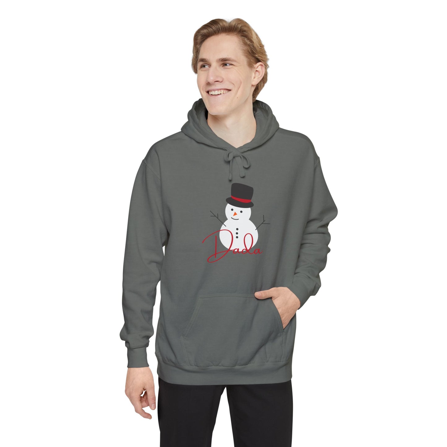 Dada Snowman | Unisex Garment-Dyed Hoodie