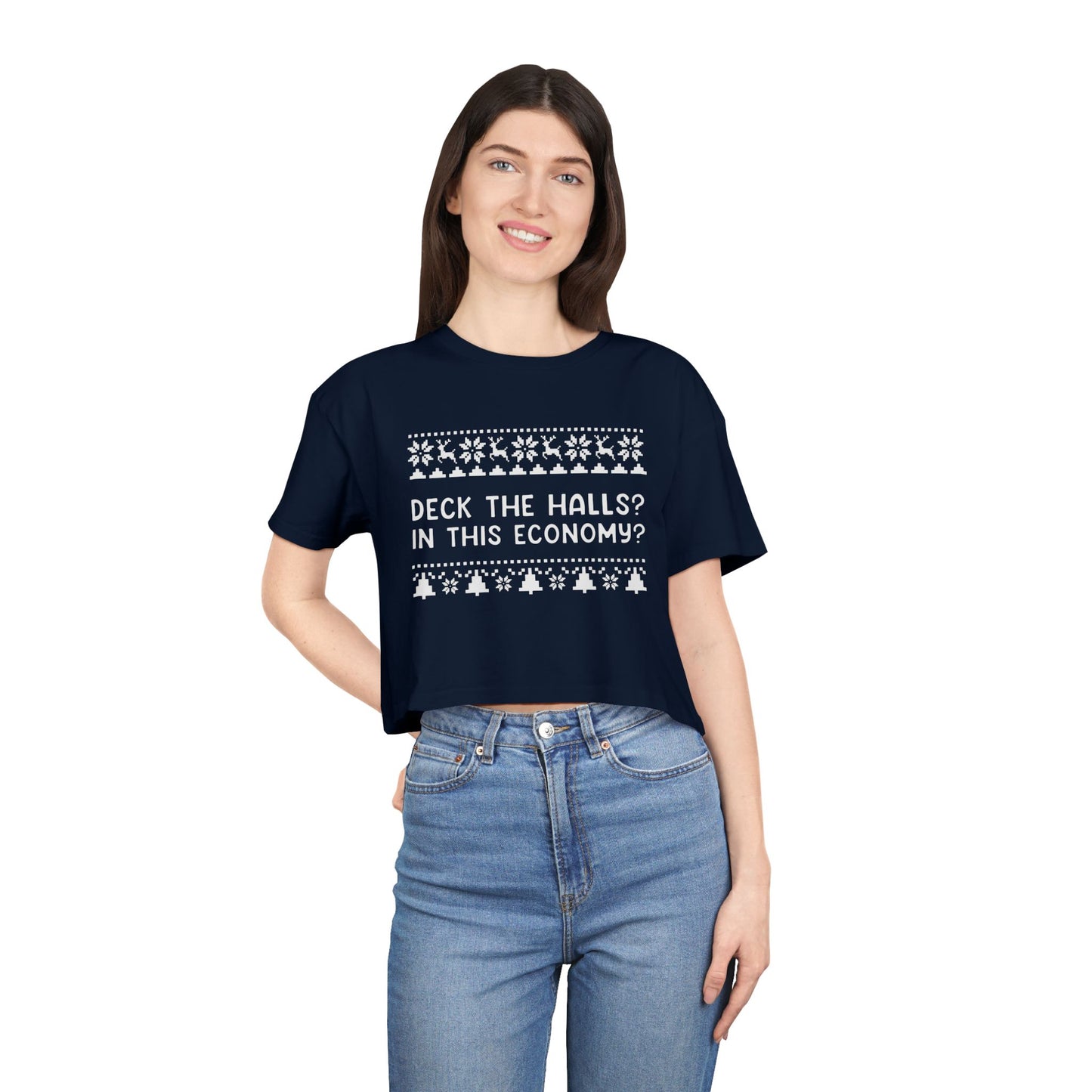 Deck The Halls | Women's Crop Tee