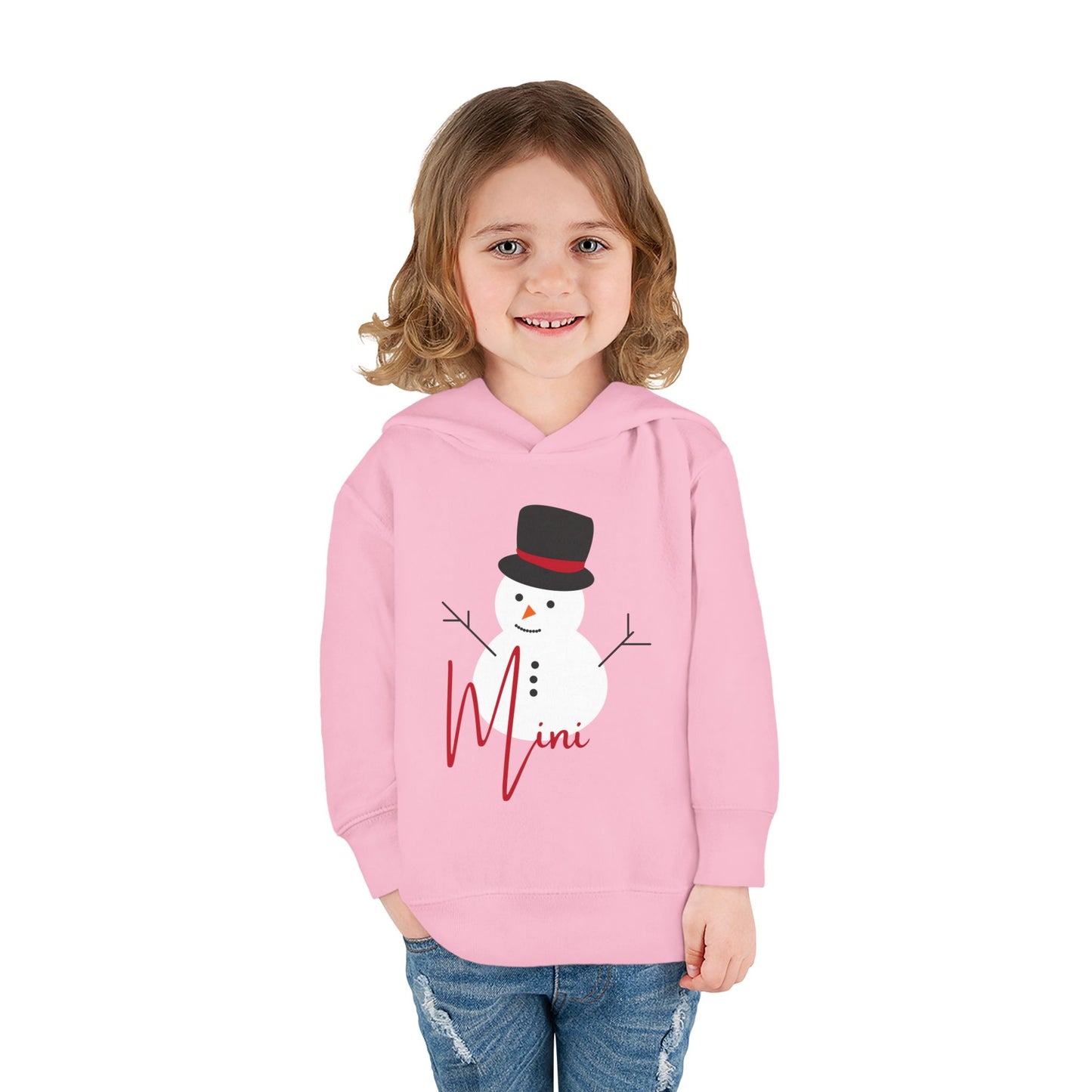 Mini Snowman | Toddler Pullover Fleece Hoodie