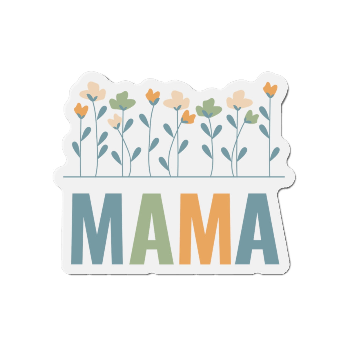 MAMA Floral | Die-Cut Magnets