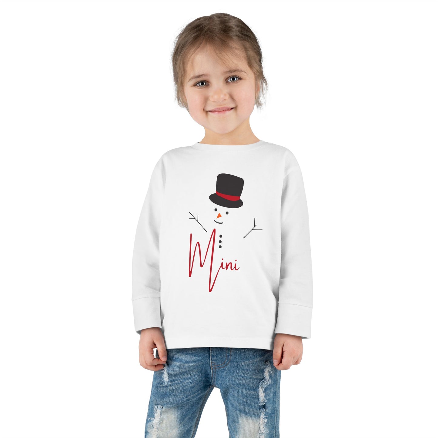Mini Snowman | Toddler Long Sleeve Tee