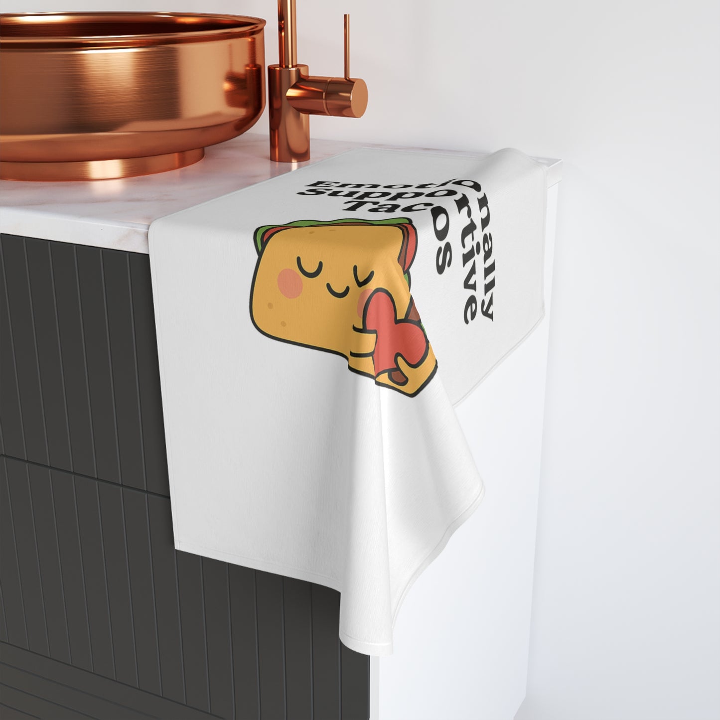 Emotionally Supportive Tacos | Hand Towel