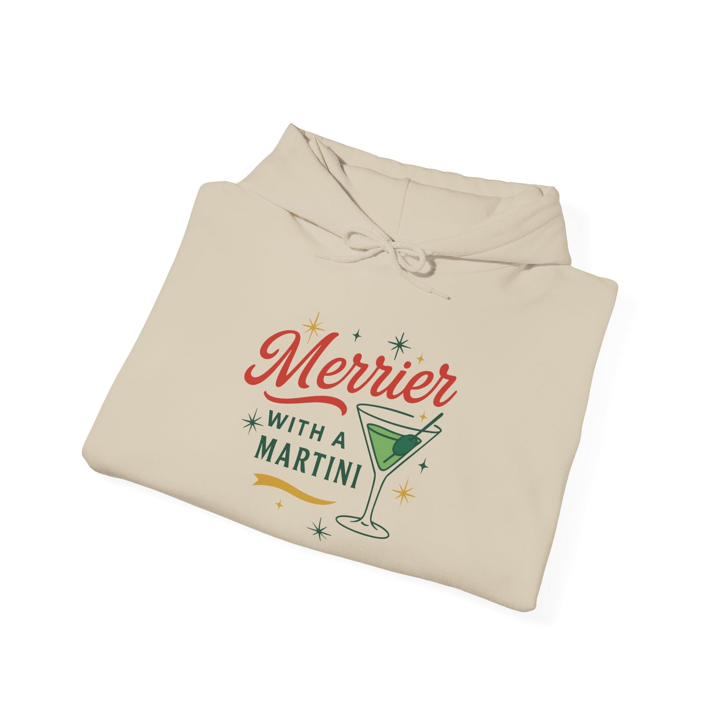 Merrier Martini | Unisex Heavy Blend™ Hooded Sweatshirt