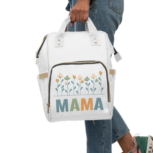 MAMA Floral | Multifunctional Diaper Backpack