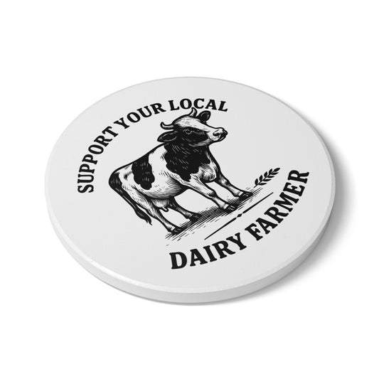 Local Dairy Farmer | Ceramic Coaster