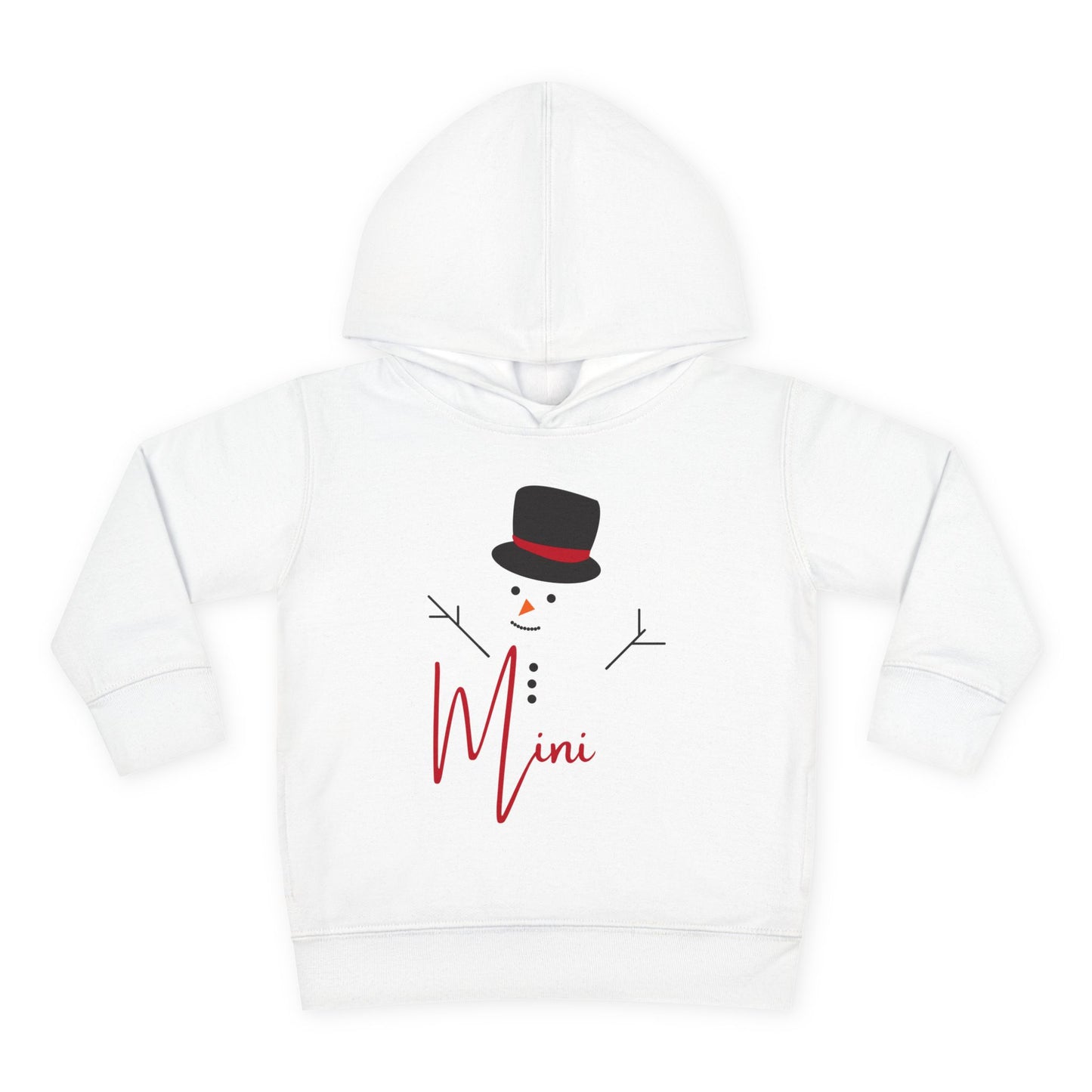 Mini Snowman | Toddler Pullover Fleece Hoodie