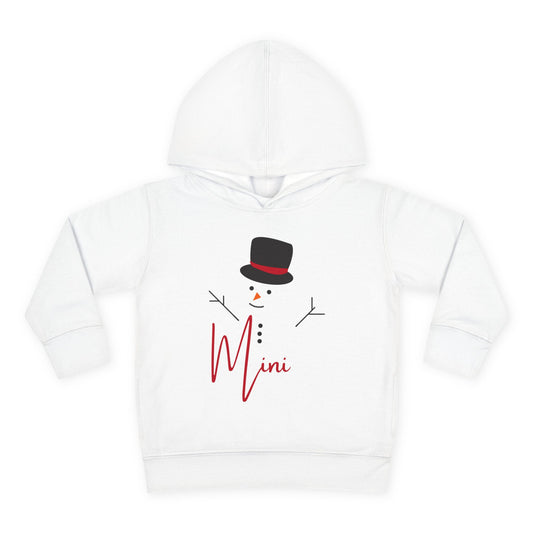 Mini Snowman | Toddler Pullover Fleece Hoodie