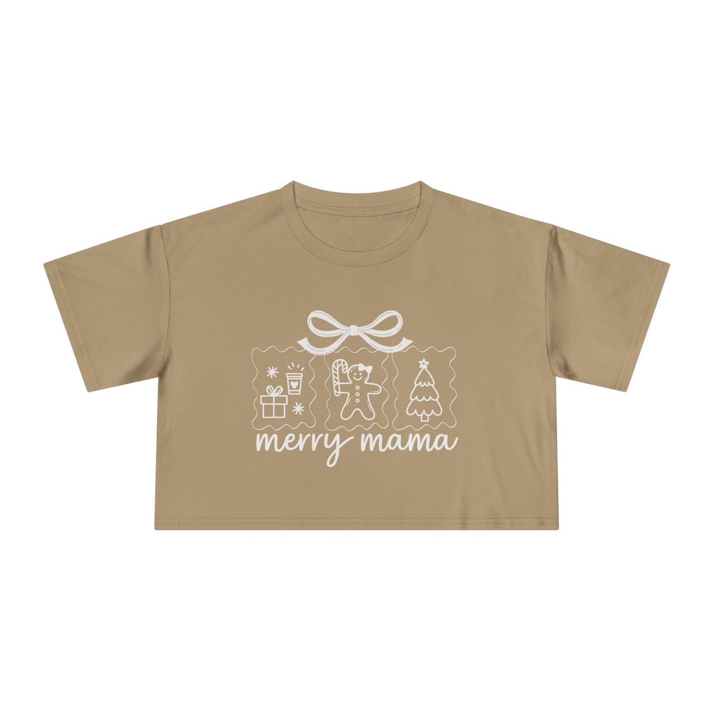 Merry Mama | Women's Crop Tee
