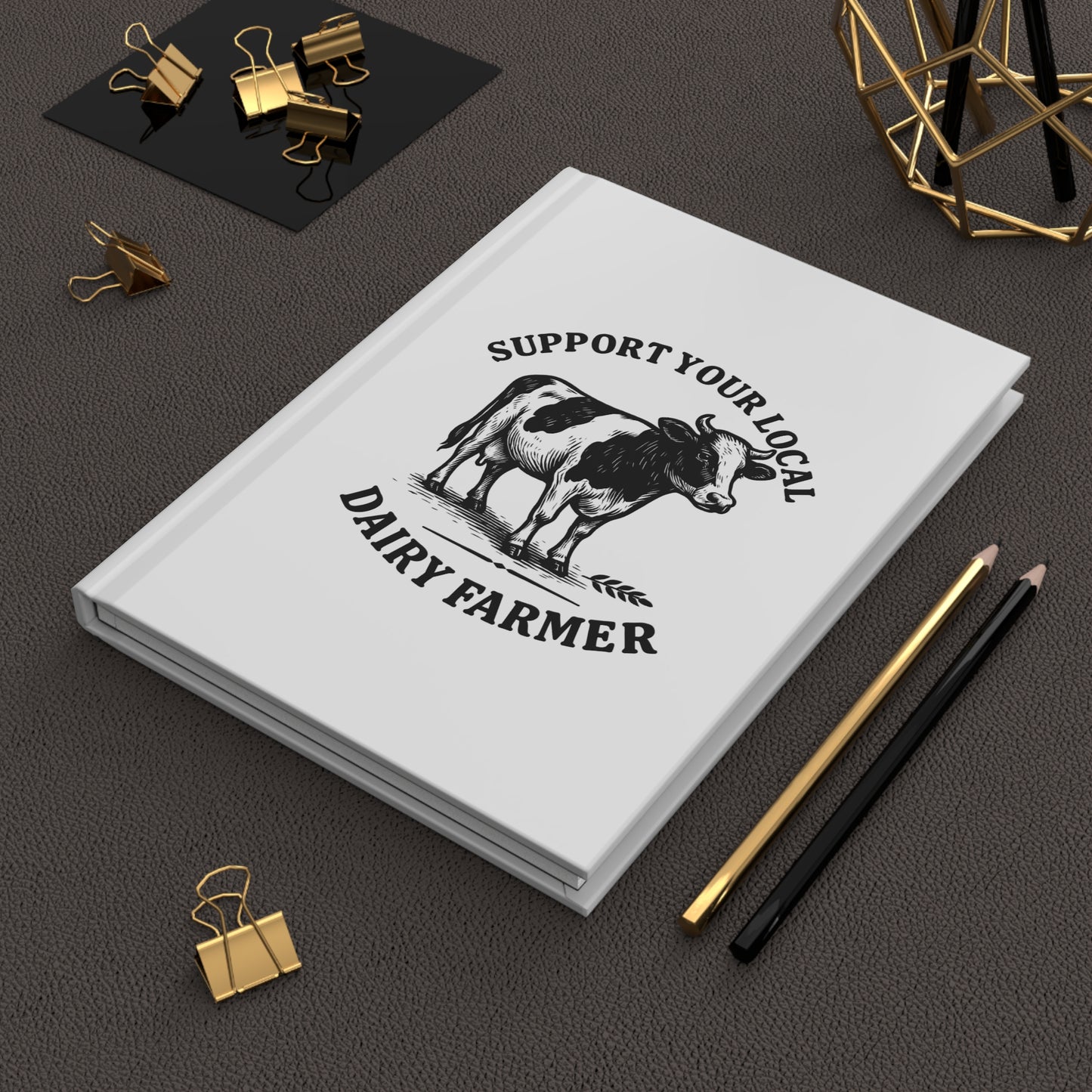 Local Dairy Farmer | Hardcover Journal Matte