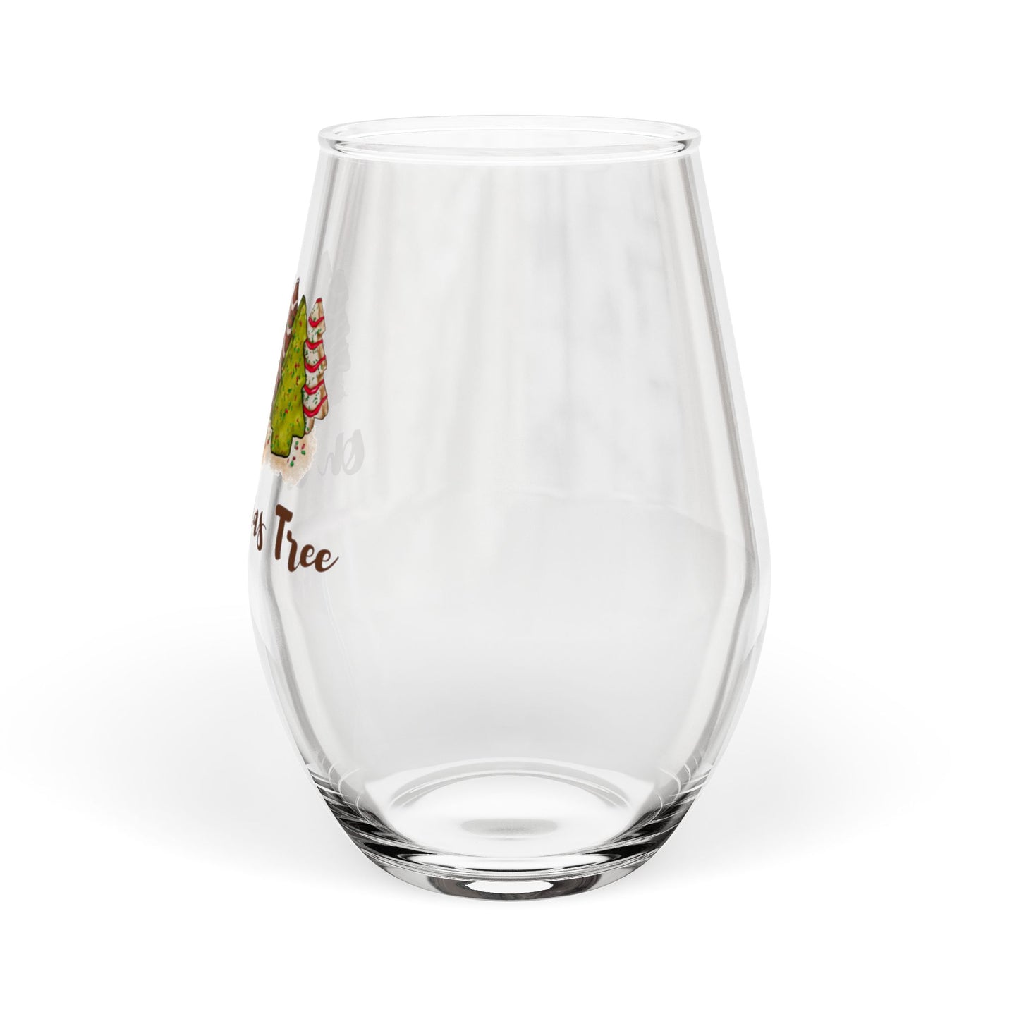 Oh Christmas Tree | Stemless Wine Glass