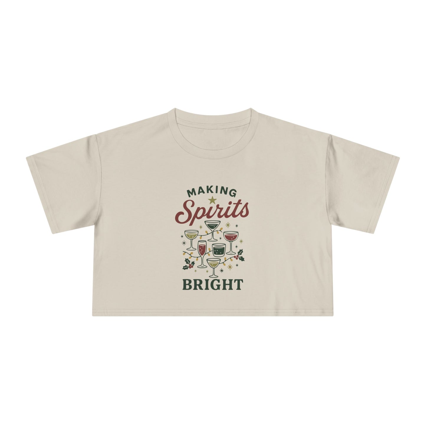Bright Spirits | Women's Crop Tee