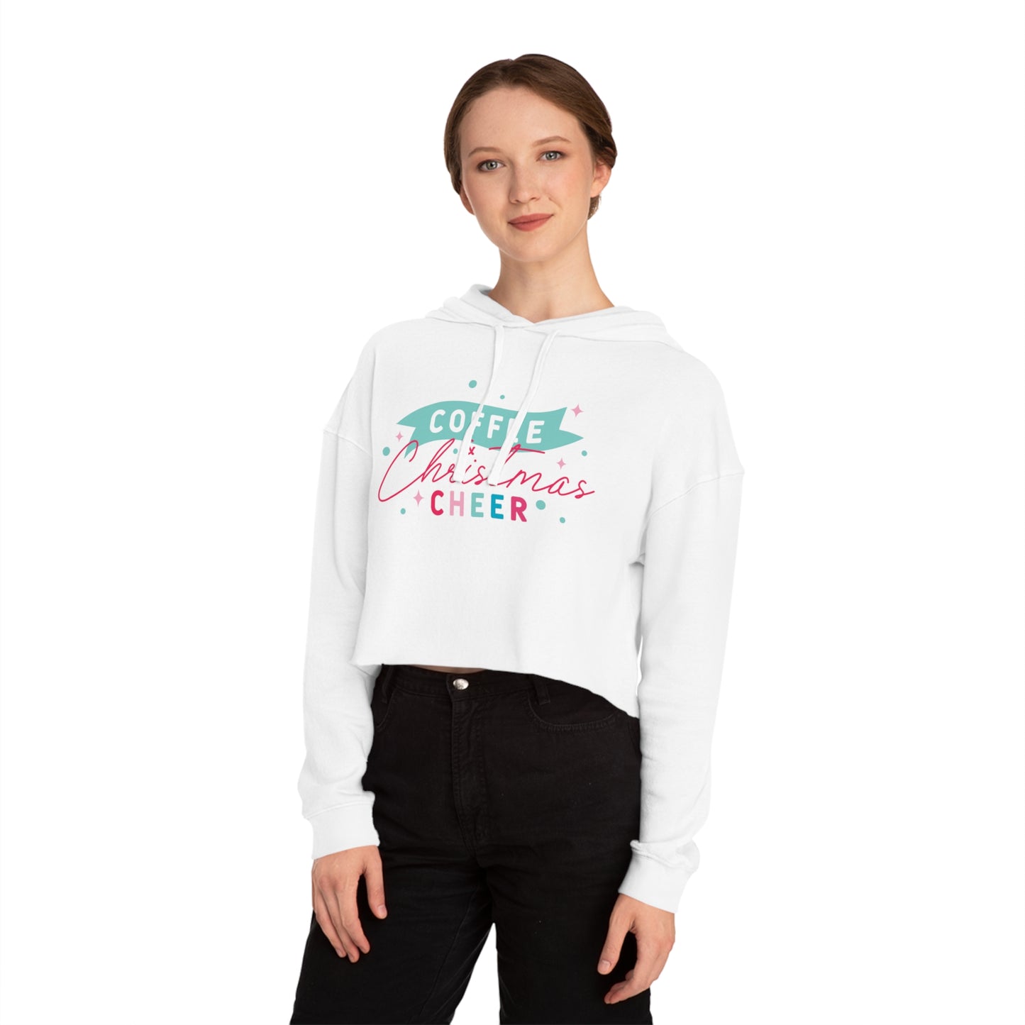 Christmas Cheer | Women’s Cropped Hooded Sweatshirt