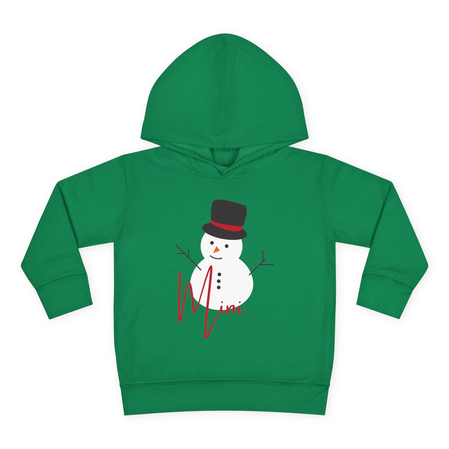 Mini Snowman | Toddler Pullover Fleece Hoodie
