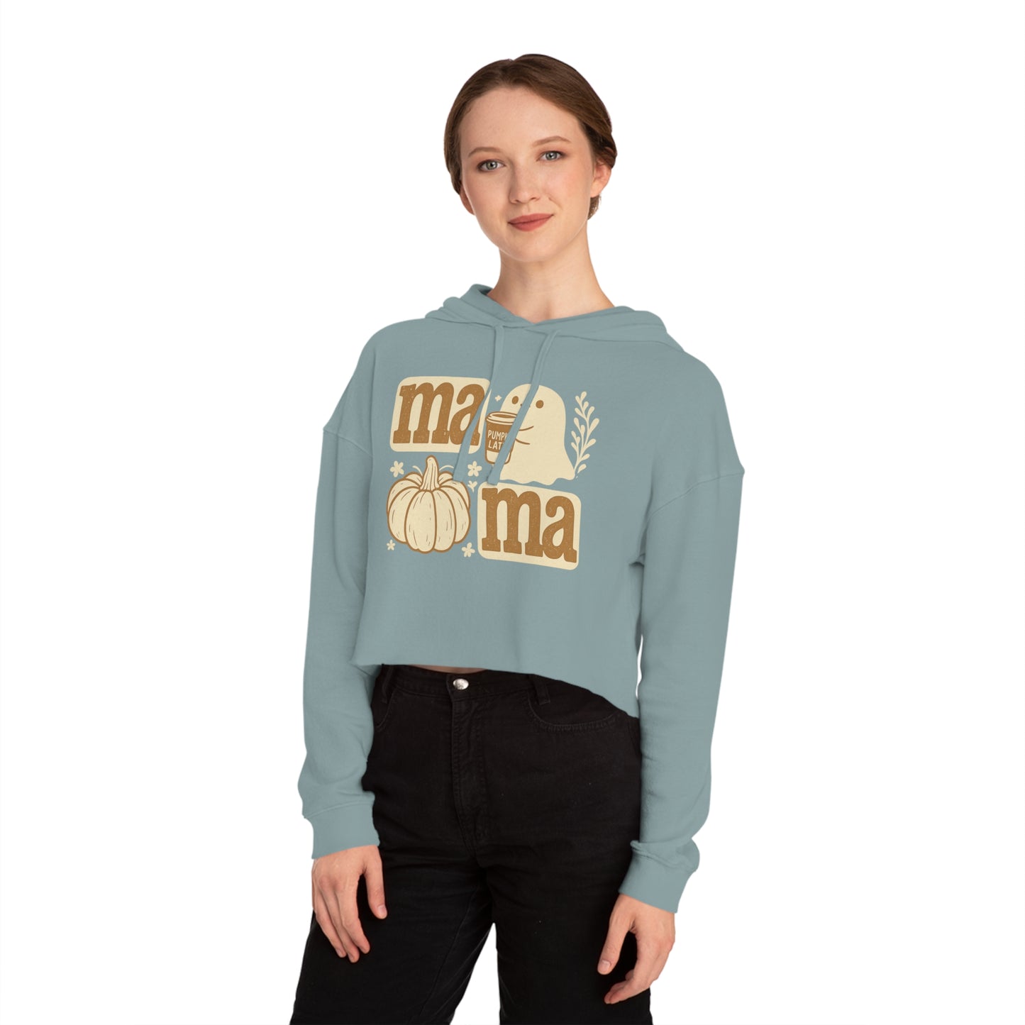 MAMA Fall | Women’s Cropped Hooded Sweatshirt