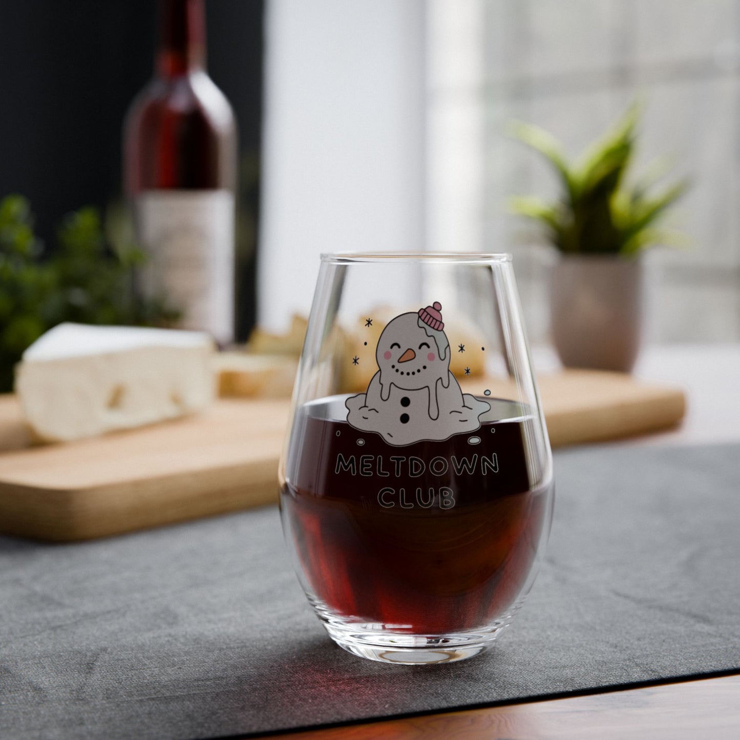Meltdown Club | Stemless Wine Glass