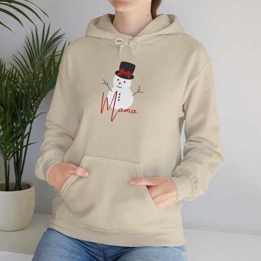 Mama Snowman | Unisex Heavy Blend™ Hooded Sweatshirt