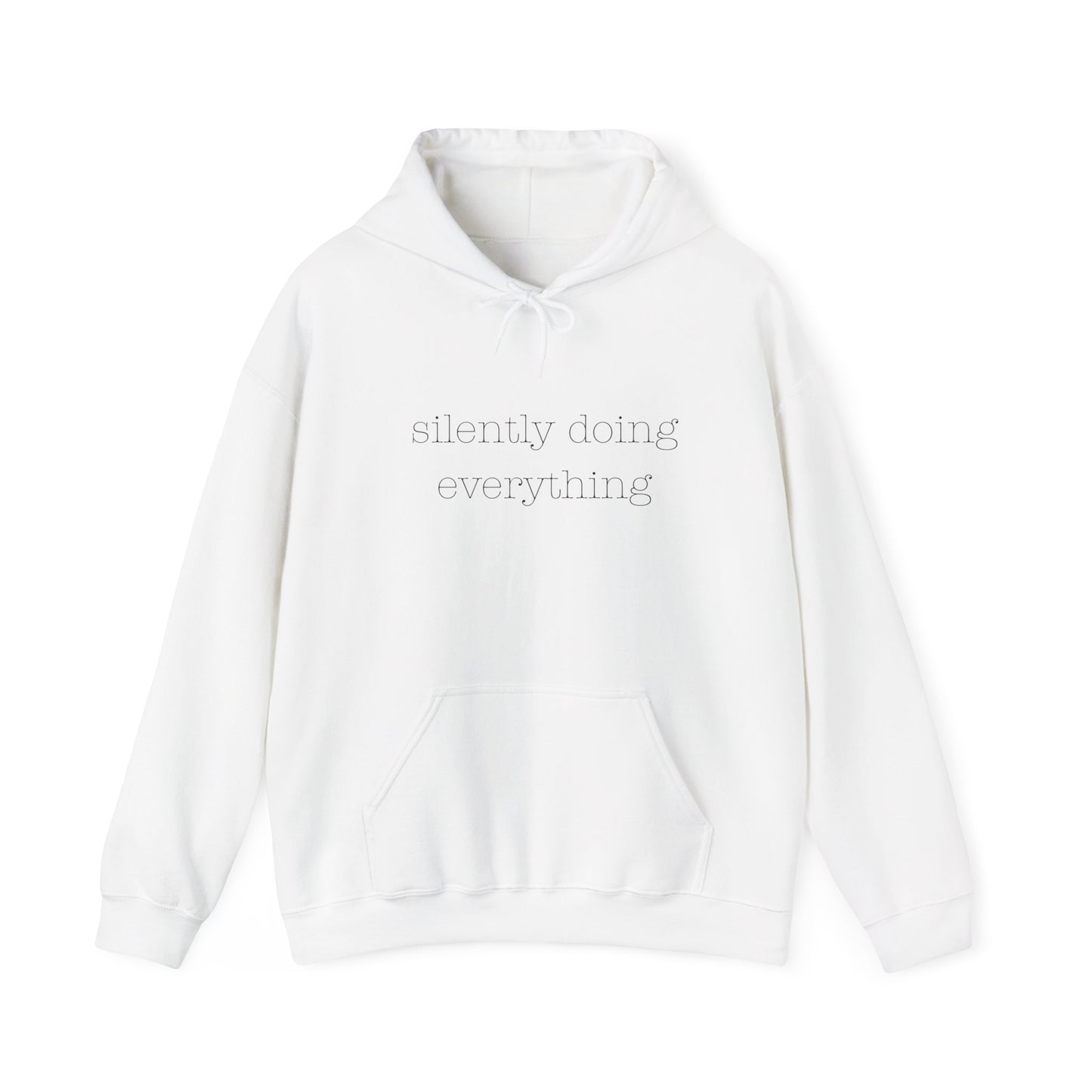 Silently Doing Everything | Unisex Heavy Blend™ Hooded Sweatshirt