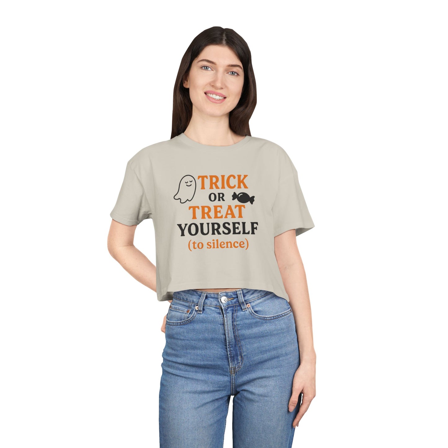 Treat Yourself | Women's Crop Tee