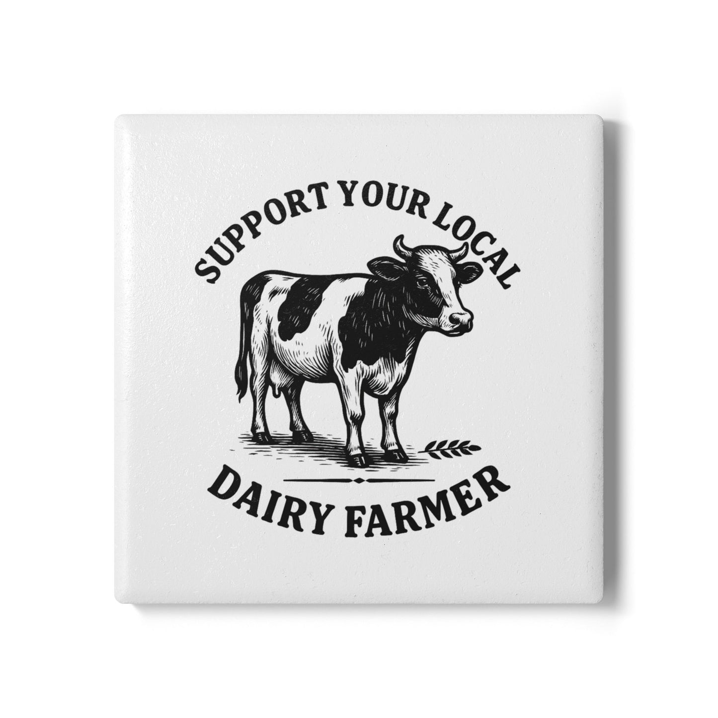 Local Dairy Farmer | Ceramic Coaster