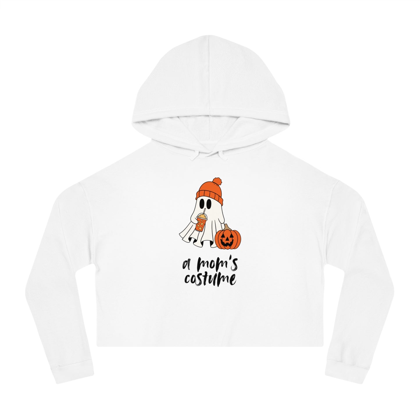 A Mom's Costume | Women’s Cropped Hooded Sweatshirt