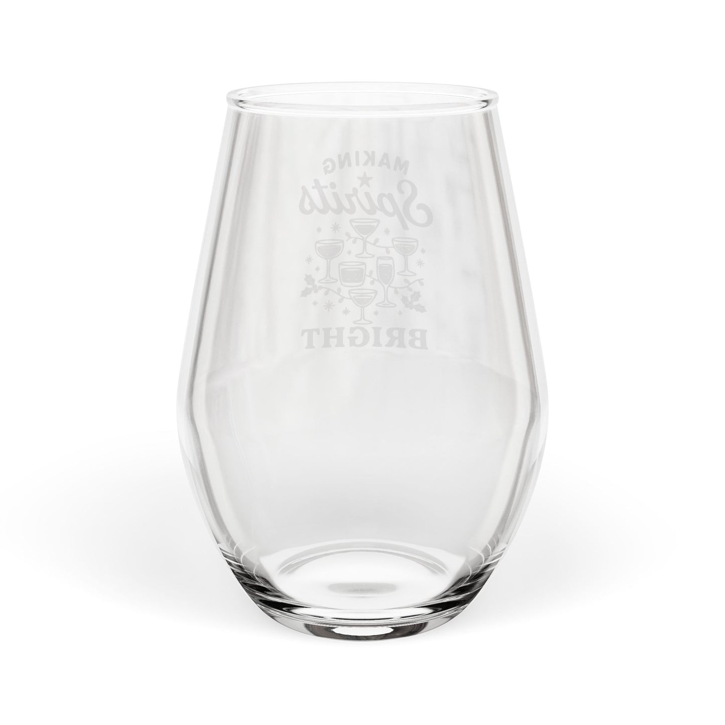 Bright Spirits | Stemless Wine Glass