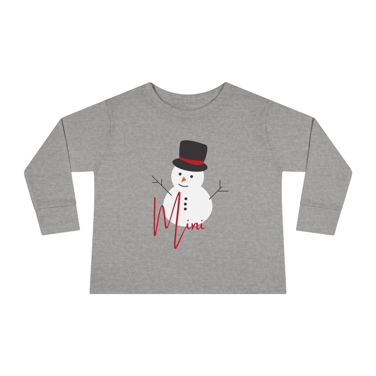 Mini Snowman | Toddler Long Sleeve Tee