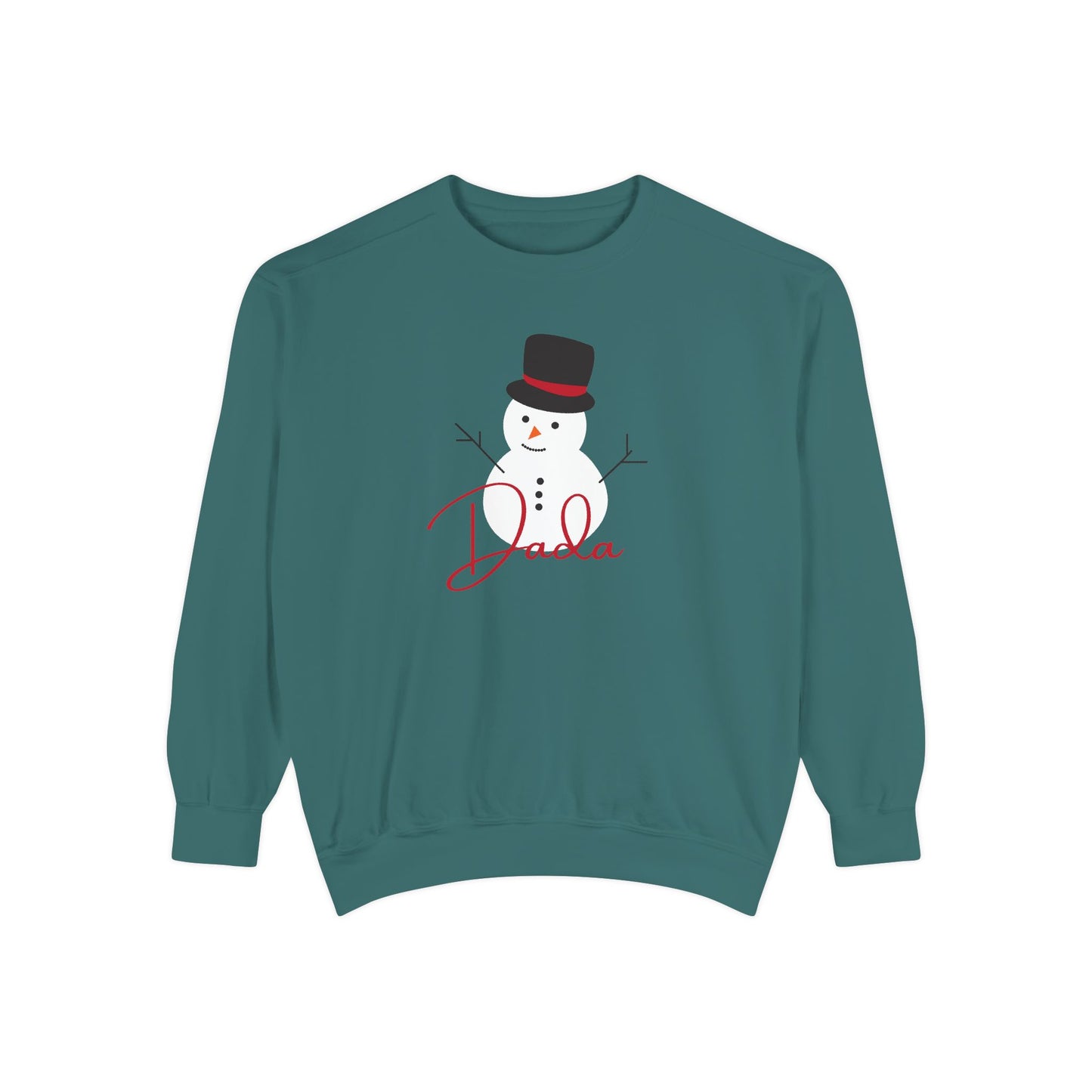 Dada Snowman | Unisex Garment-Dyed Sweatshirt