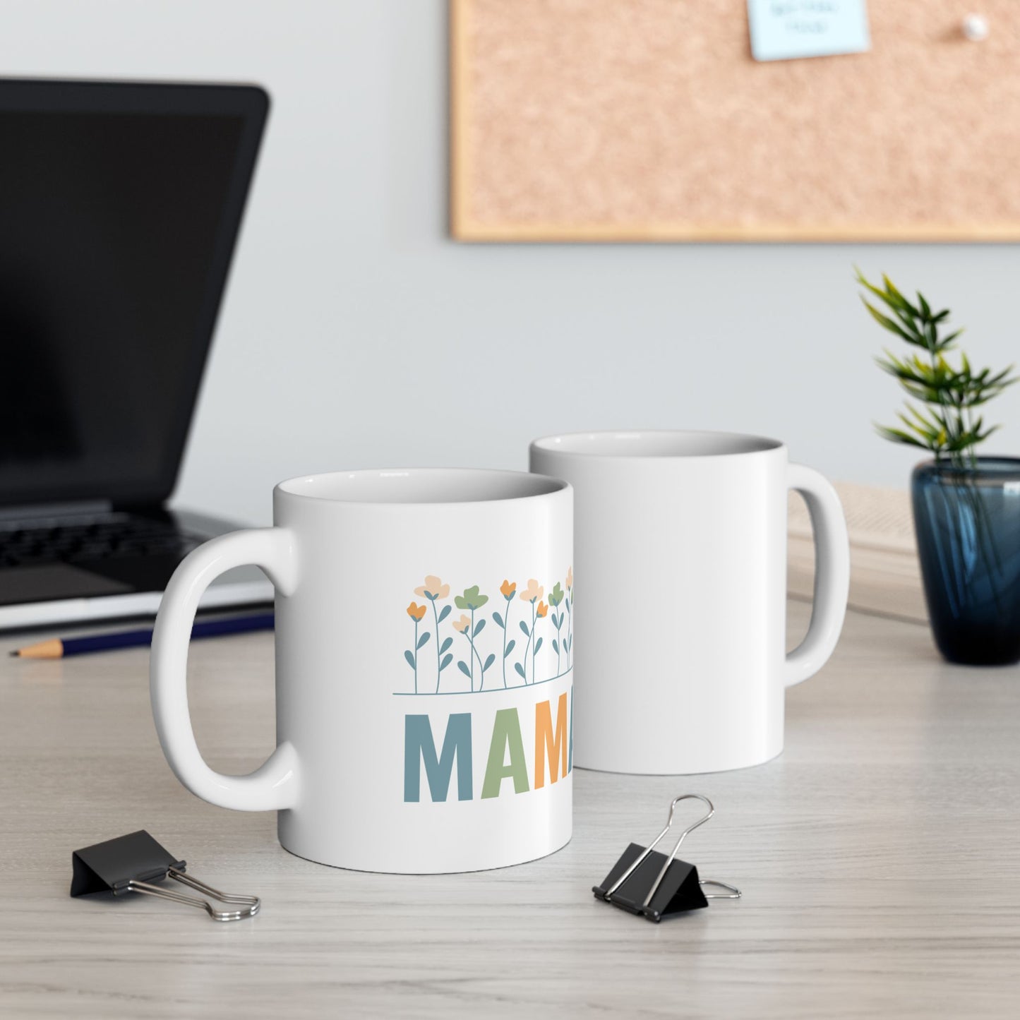 MAMA Floral | Ceramic Mug (11oz, 15oz)