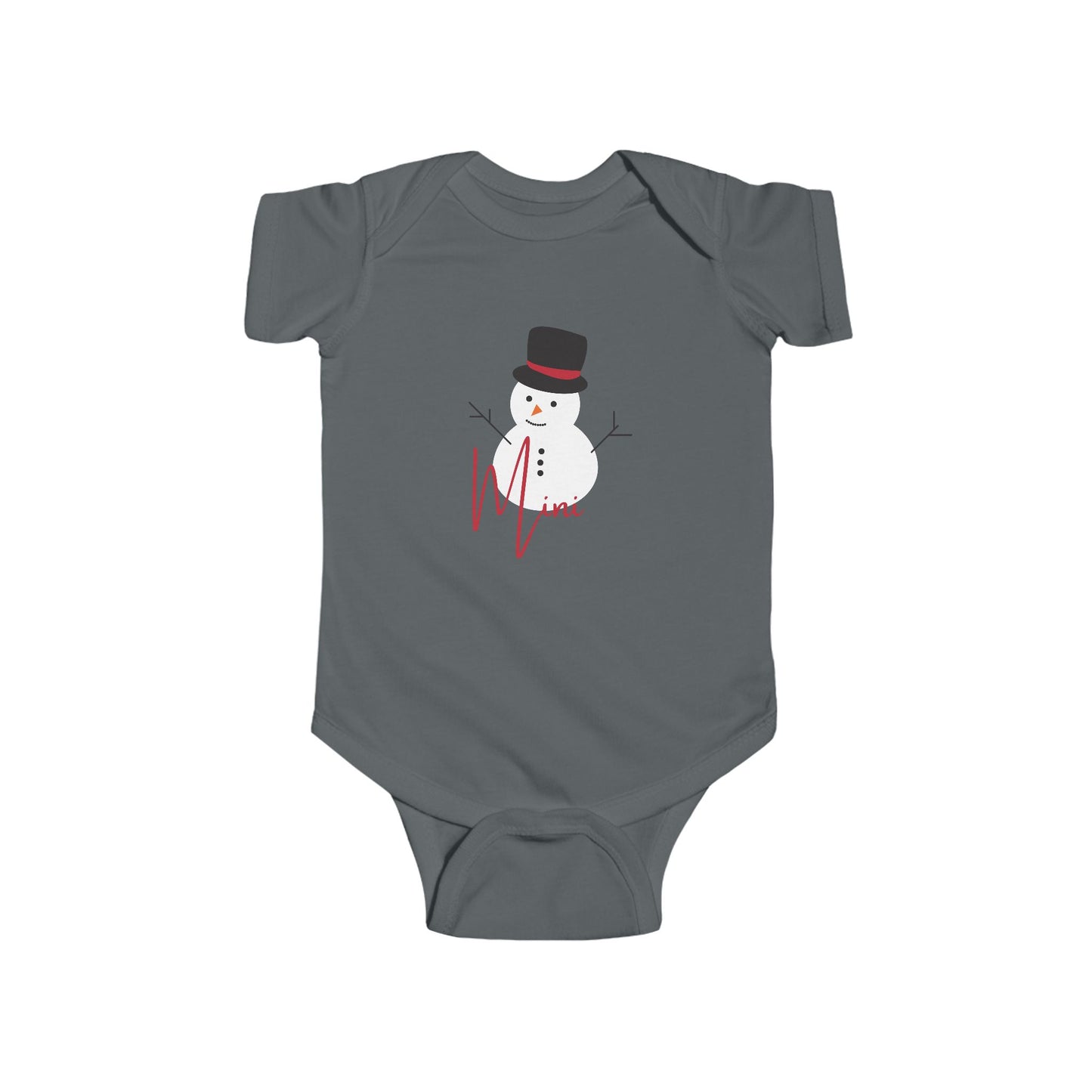 Mini Snowman | Infant Fine Jersey Bodysuit