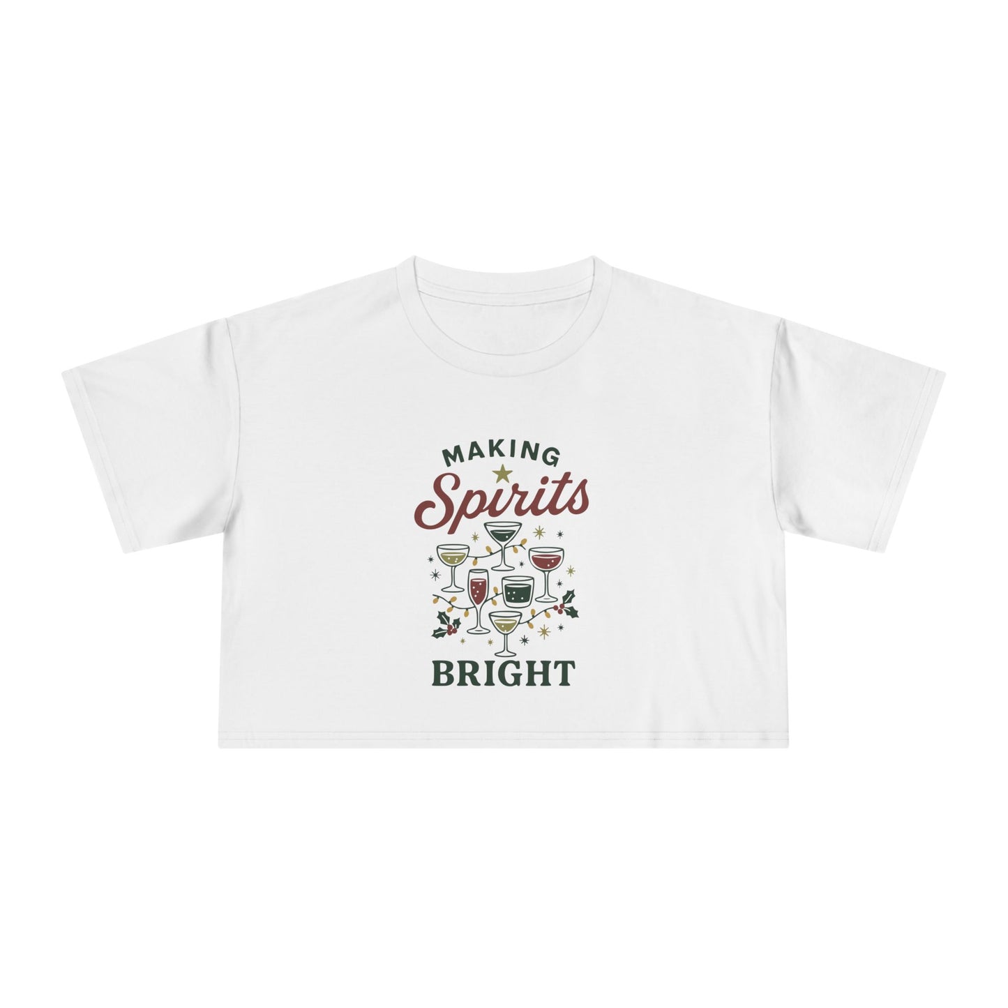 Bright Spirits | Women's Crop Tee
