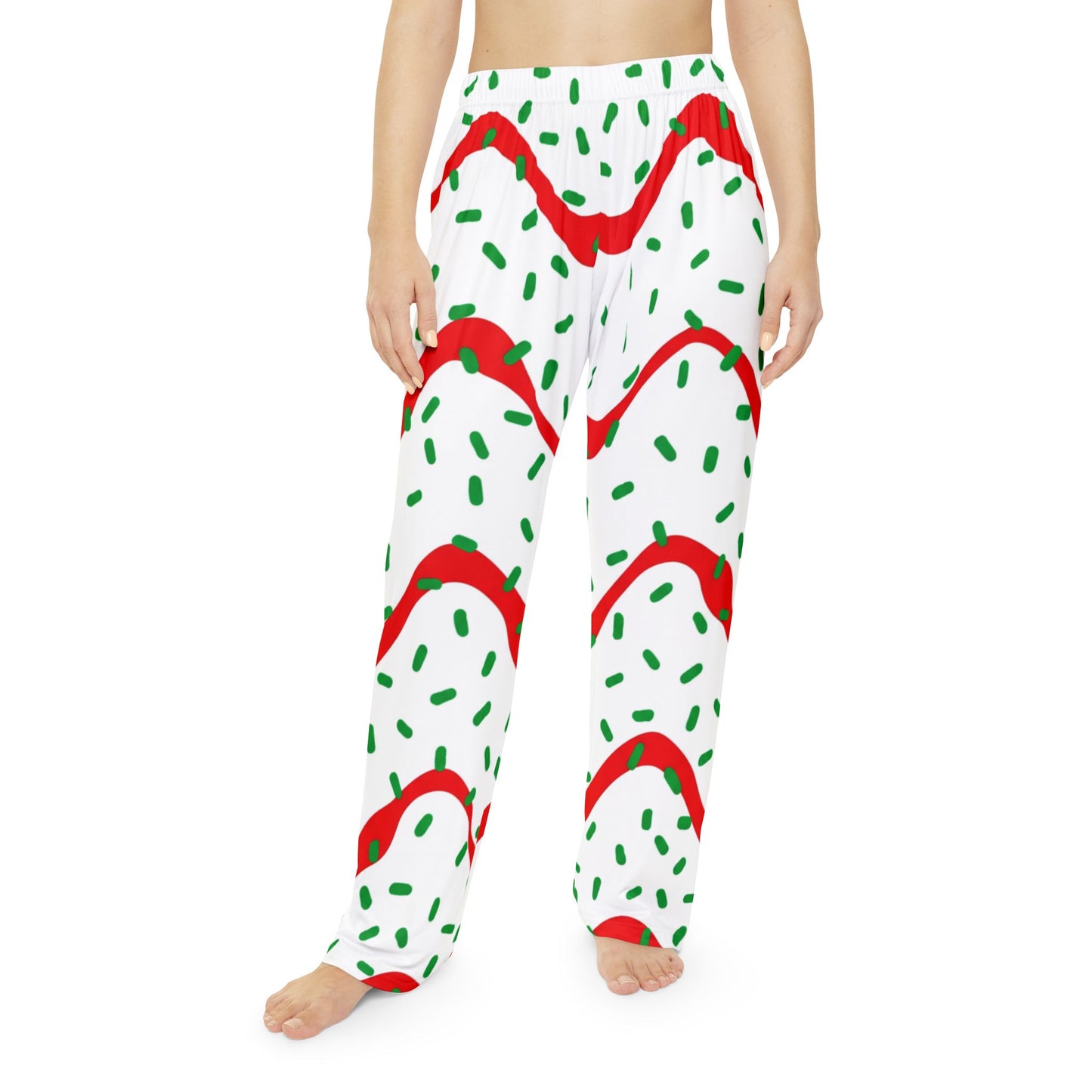 Christmas Tree Cake | Women's Pajama Pants (AOP)
