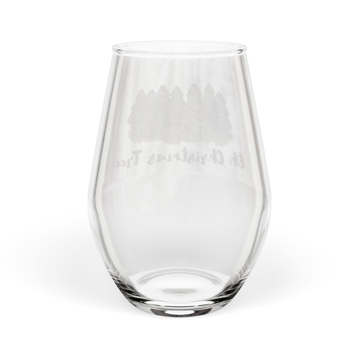 Oh Christmas Tree | Stemless Wine Glass
