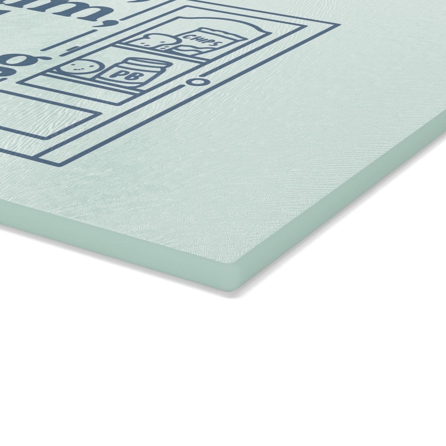 Cool, Calm and Crying in the Pantry | Glass Cutting Board