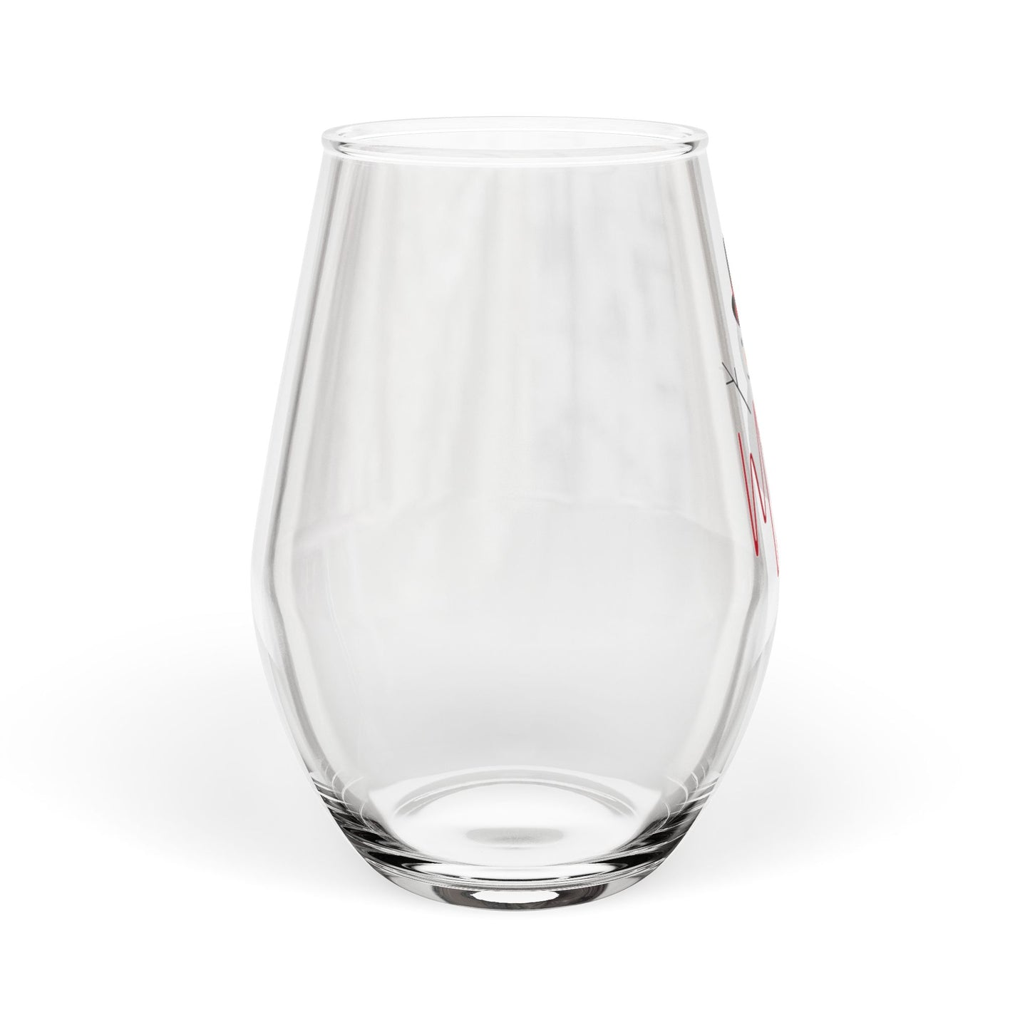 Mama Snowman | Stemless Wine Glass