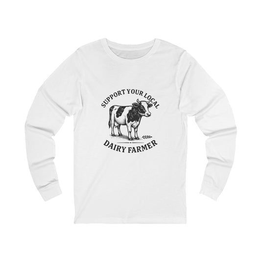Local Dairy Farmer | Bella & Canvas Long Sleeve Shirt