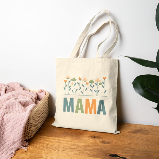 MAMA Floral  | Liberty Bags OAD113 Canvas Tote Bag