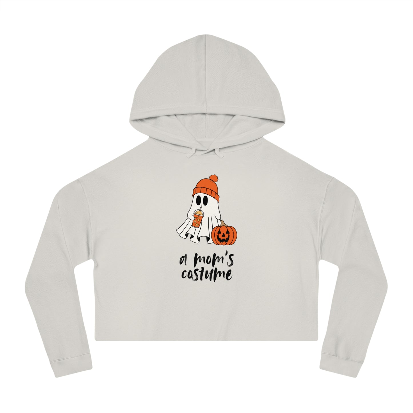 A Mom's Costume | Women’s Cropped Hooded Sweatshirt