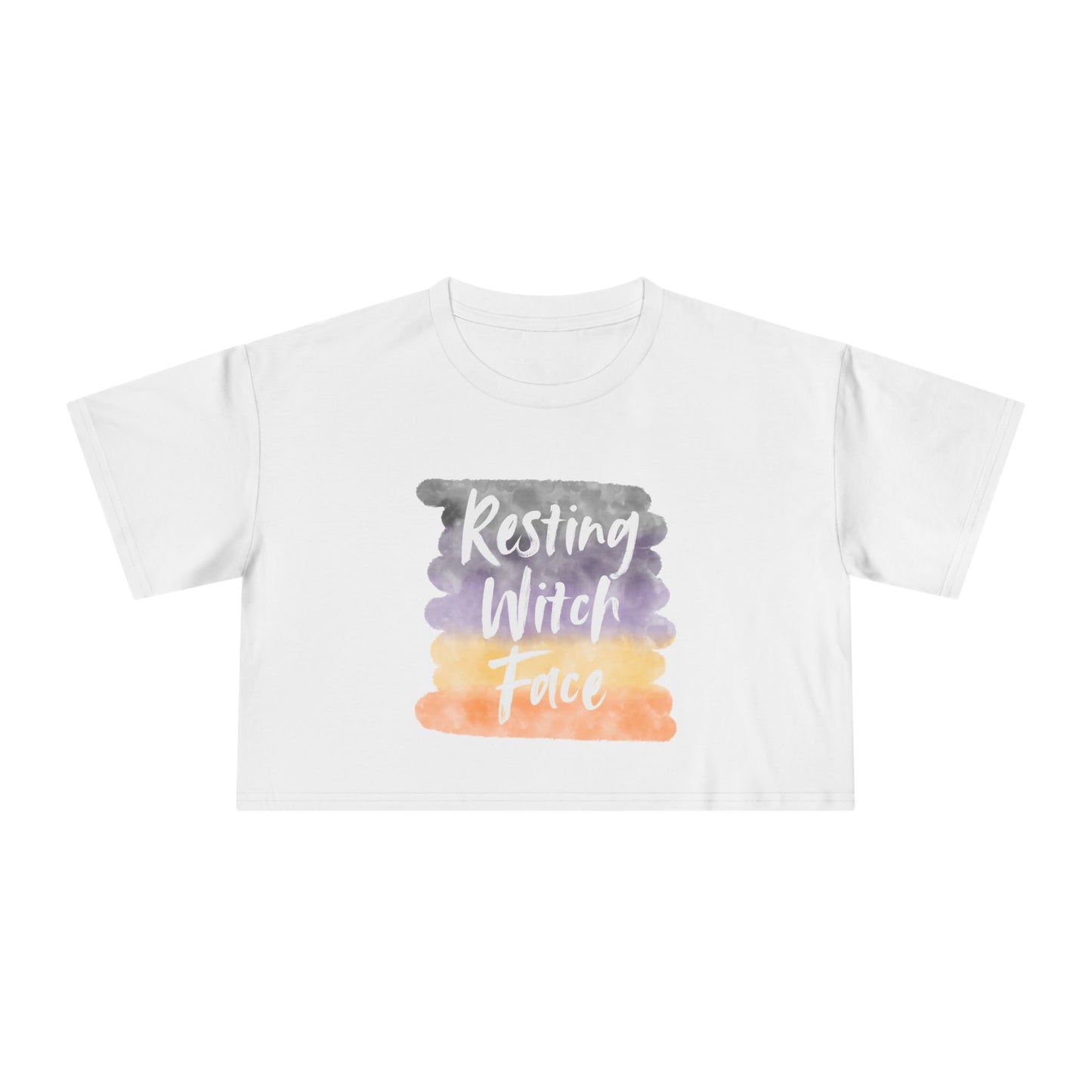 Resting Witch Face | Women's Crop Tee