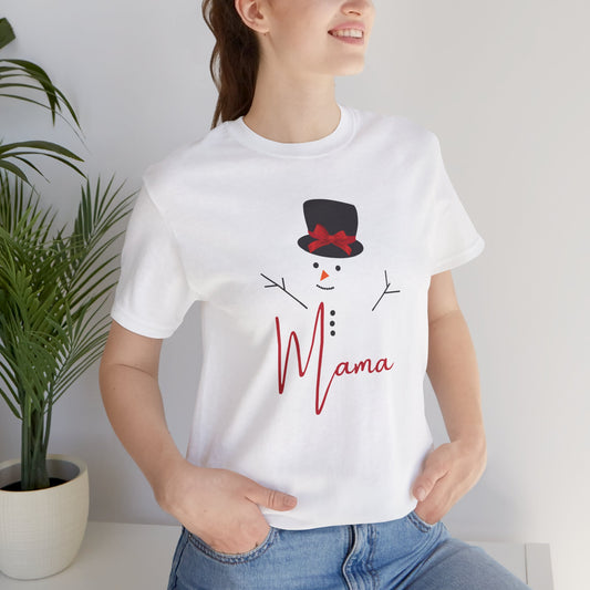 Mama Snowman | Bella & Canvas Shirt