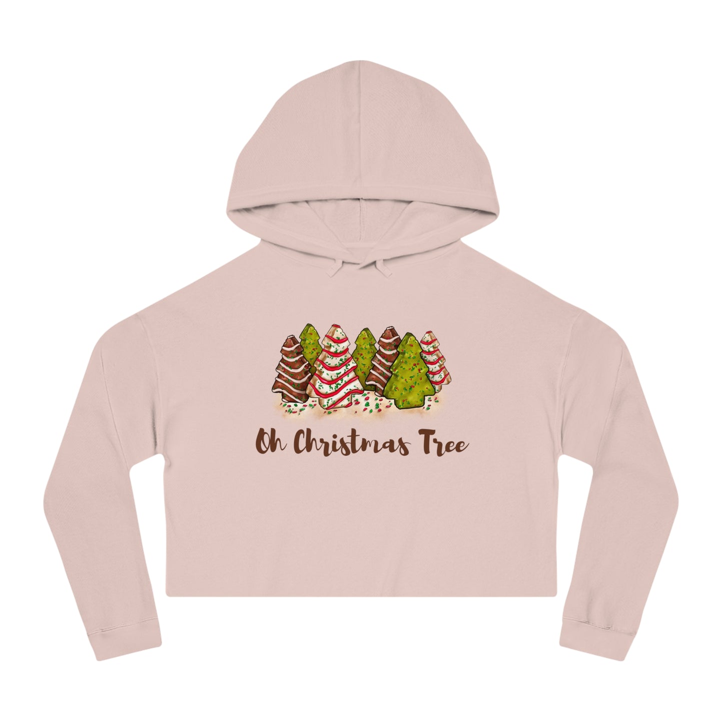 Oh Christmas Tree | Women’s Cropped Hooded Sweatshirt