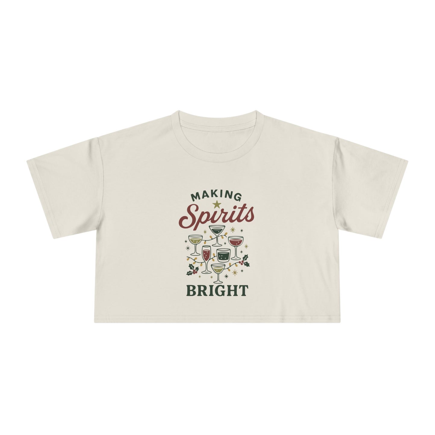 Bright Spirits | Women's Crop Tee