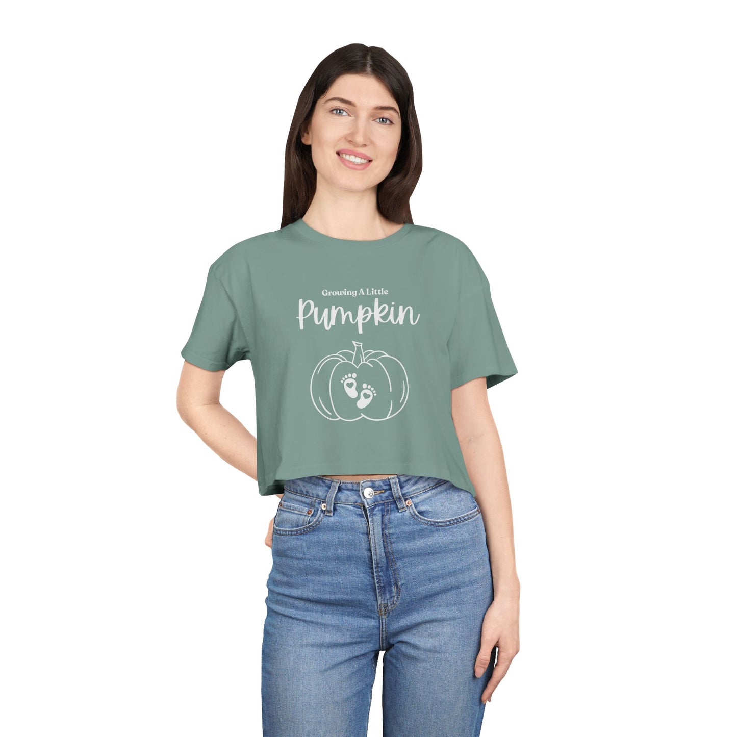 Growing Little Pumpkin | Women's Crop Tee