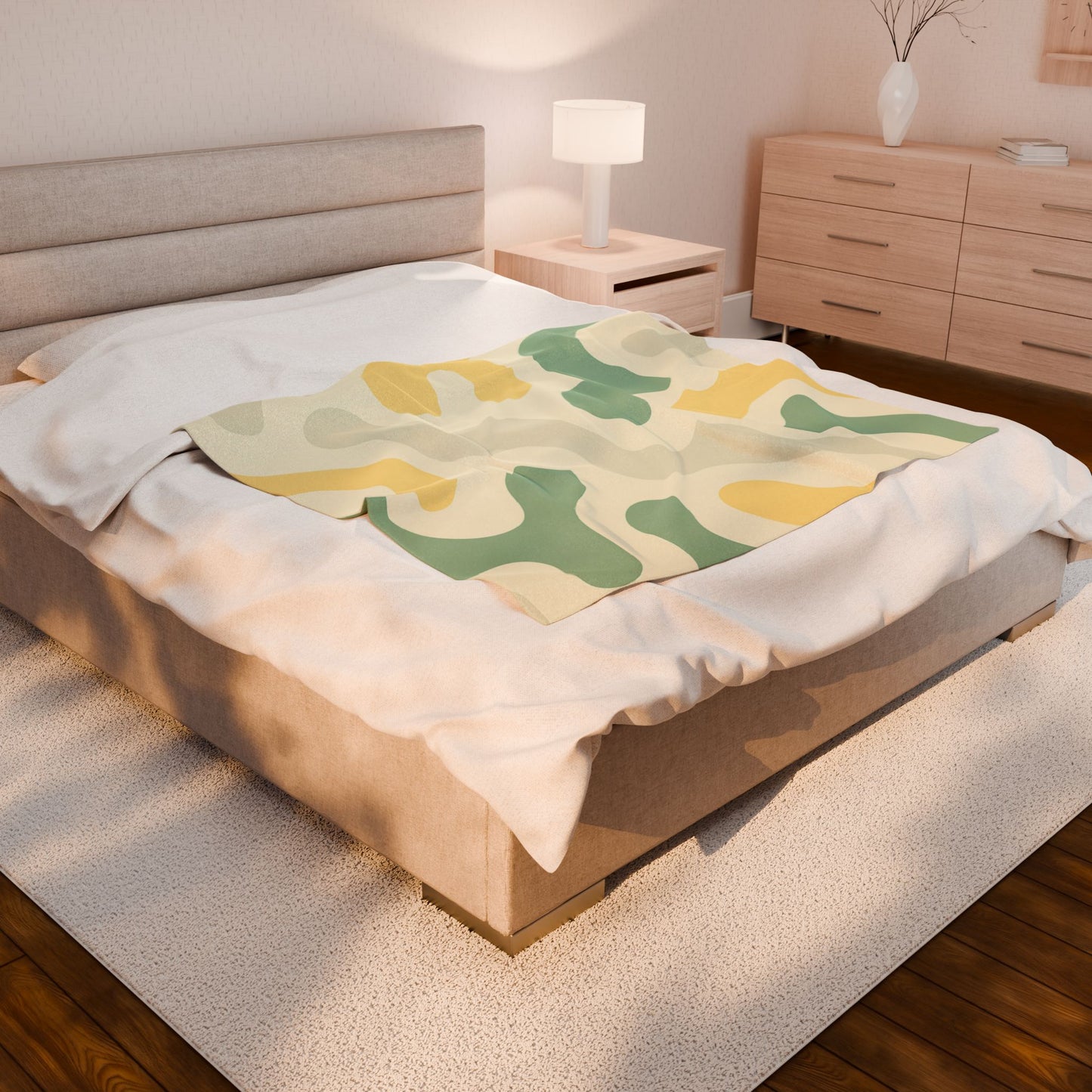 Spilled Milk | Velveteen Plush Blanket